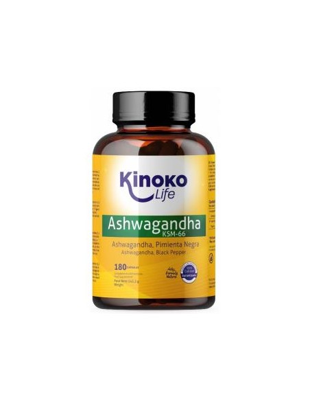 Ashwagandha Ksm-66 180 Cap. de Kinoko Life