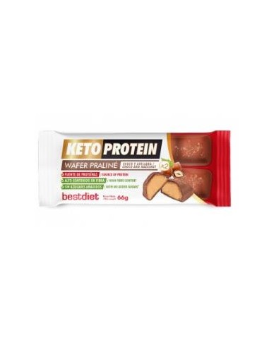 Wafer Praline Protein 2 Udsx33 Gr de Keto Protein