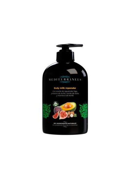 Mediterraneus Leite Corporal Reparador 500 ml | Hidratação Natural