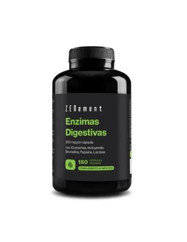 Zenement Enzimas Digestivas 180 Vcaps Melhor Digestão Saudável