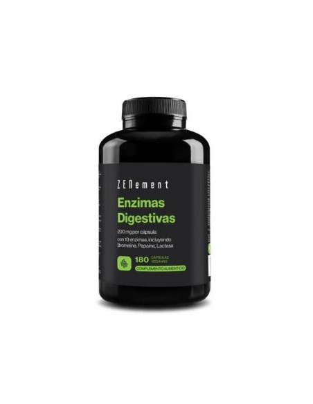 Zenement Enzimas Digestivas 180 Vcaps Melhor Digestão Saudável