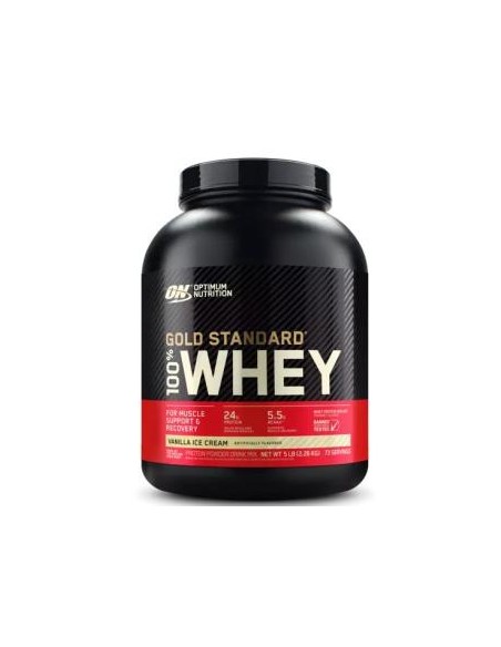 On 100% Whey Gold Standard Vanilla Ice Cream 2280G de Optimum Nutrition