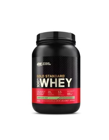 On 100% Whey Gold Standard Chocolate Mint 900Gr de Optimum Nutrition
