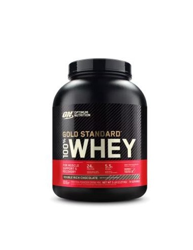 On 100% Whey Gold Standard Double Rich Choco 2280G de Optimum Nutrition