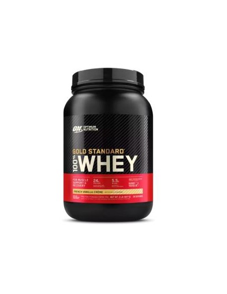 On 100% Whey Gold Stand French Vanilla Creme 900Gr de Optimum Nutrition