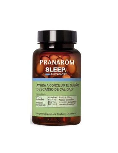 Aromaboost Sleep 60 Cap.  Bio de Pranarom P.Acabado