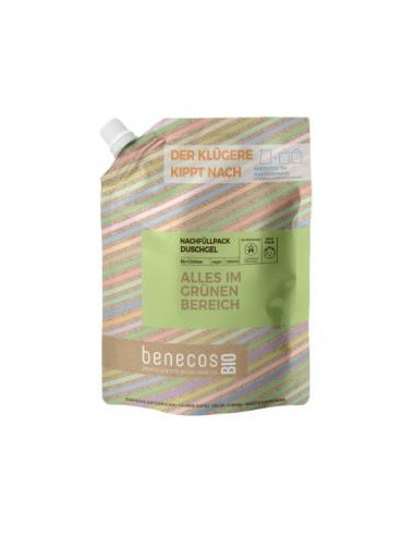 Gel De Baño Te Verde Recarga 1Lt. Bio Vegano de Benecos