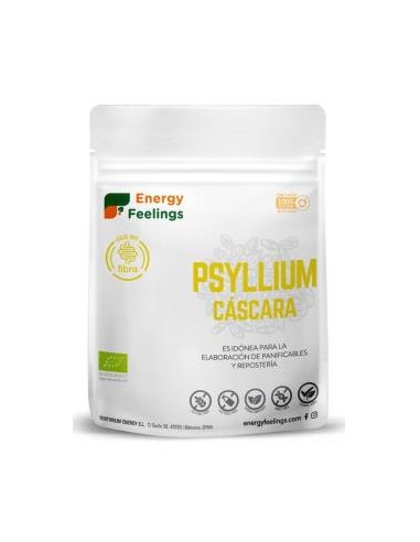Psyllium Entero Cascara 200Gr. Eco Vegan Sg de Energy Feelings