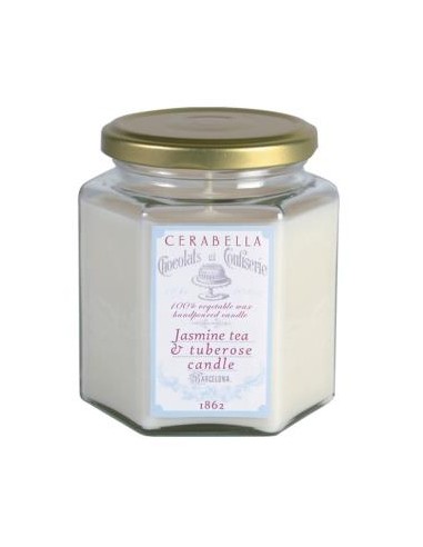Vela Tarro Sucreg1 Jasmine Tea-Tuberose 8X10Cm 1Ud de Cerabella