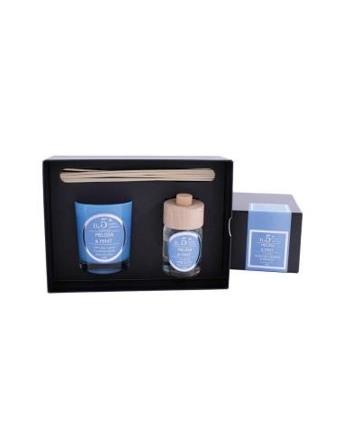 Setperf5 Vela+Mikado Melissa-Mint 23X16,6X8,3Cm de Cerabella