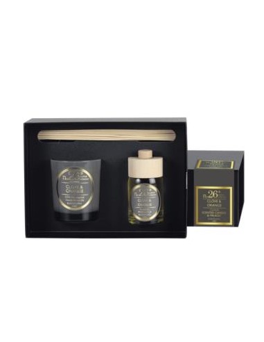 Setperf26 Vela+Mikado Clove-Orange 23X16,6X8,3Cm. de Cerabella