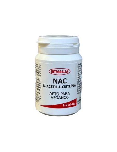 Nac N-Acetil-L-Cisteína 60 cápsulas Integralia Antioxidante eficaz
