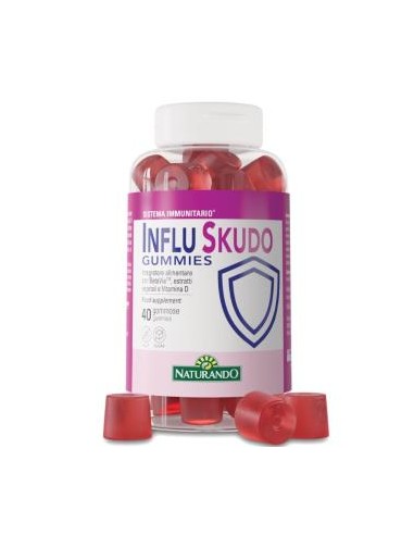 Influ Skudo Fruta 40Gummies de Naturando
