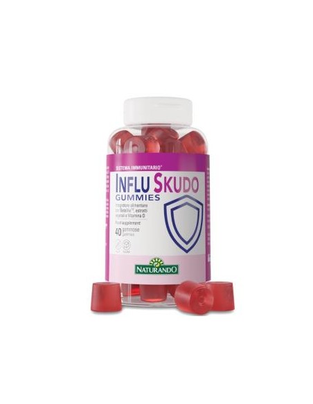 Influ Skudo Fruta 40Gummies de Naturando