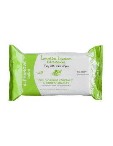 Toallitas Extra Suaves Bebe  60Uds. Bio de Alphanova