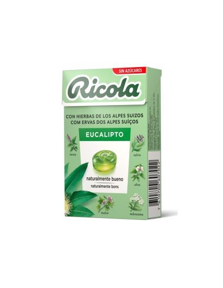 Ricola Caramelos Eucaliptus 50Gr. S/A de Ricola