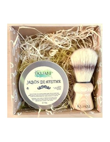 Pack Afeitado Jabon+Brocha de Kijani