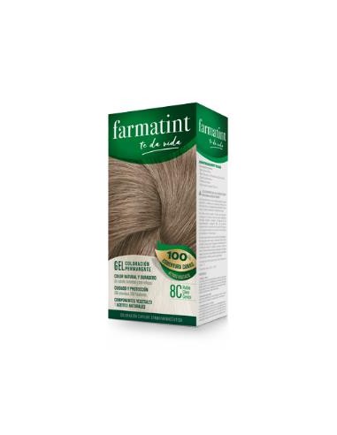 Farmatint Gel 8C Rubio Claro Ceniza 135Ml. de Farmatint