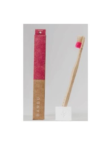 Banbu Cepillo Dental Adulto Duro Rosa. de Banbu