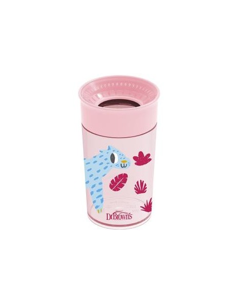 Vaso 360 S/ Boquilla Rosa S/ Asas 300Ml de Dr. Brown´S