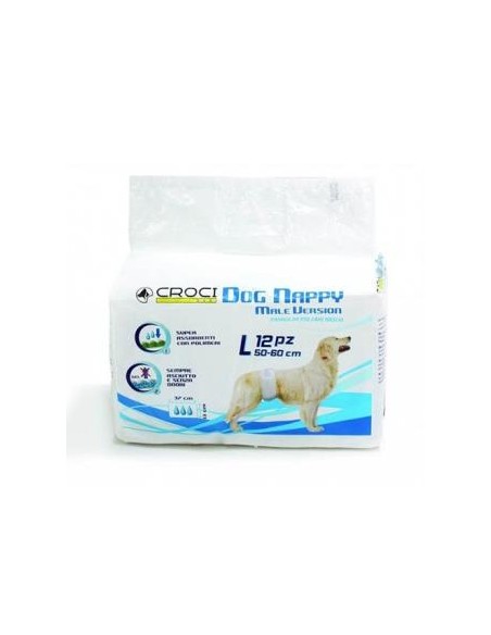Dog Nappy Pañal Para Perro Macho L 12Un de Nayeco Vet
