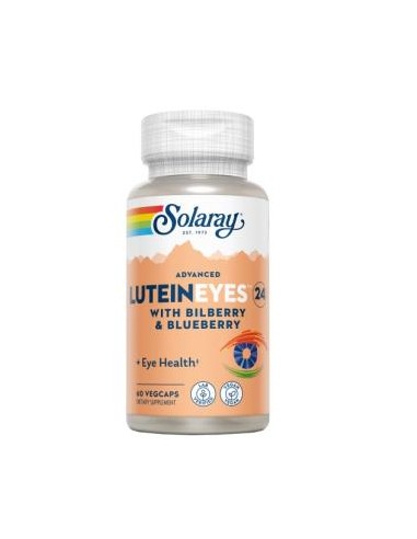 Advanced Lutein Eyes 24mg 60 cápsulas Solaray para visión óptima