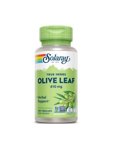 Olive Leaf 410Mg 100Vcap. Solaray | Antioxidante Natural Saludable