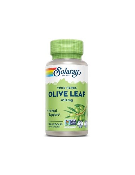 Olive Leaf 410Mg 100Vcap. Solaray | Antioxidante Natural Saludable