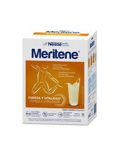 Meritene Batido Vainilla 15Sbrs. de Meritene