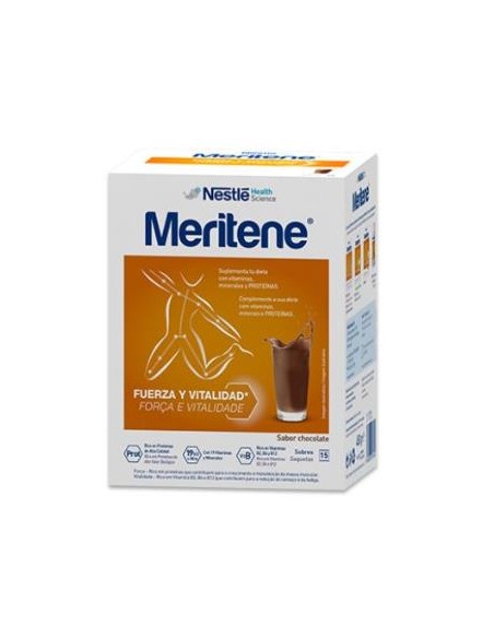 Meritene Batido Chocolate 15Sbrs. de Meritene