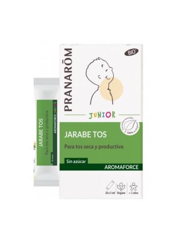 Aromaforce Jarabe Tos Junior 20Sbrs. de Pranarom P.Acabado