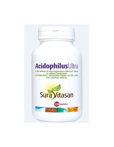 Acidophilus Ultra 120Cap. (Refrigeracion) de Sura Vitasan