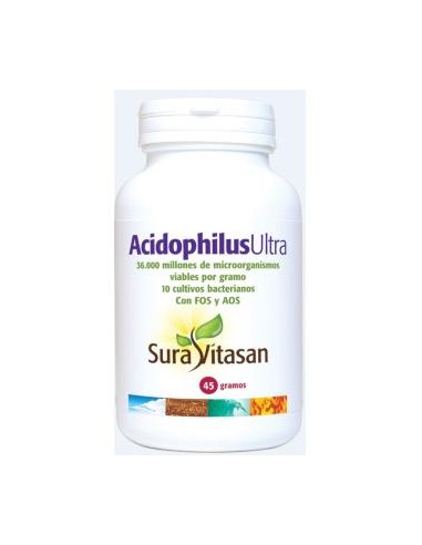 Acidophilus Ultra Polvo 45g Sura Vitasan - Probiótico Refrigerado