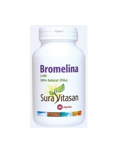 Bromelina 90Cap Sura Vitasan  Apoyo Digestivo Natural