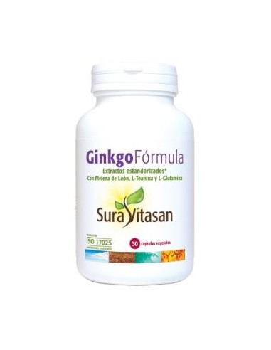Ginkgo Formula 30Cap. Sura Vitasan  Memoria y Concentración