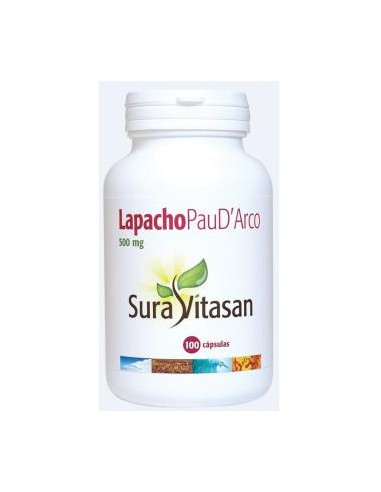 Lapacho Pau D Arco 500mg 100 cápsulas Sura Vitasan natural