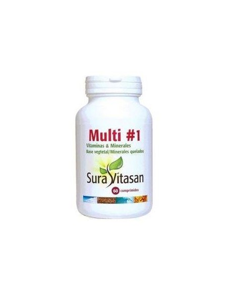 Multi 1 Vitamins & Minerals 60Comp. Sura Vitasan  Vitalidad diaria