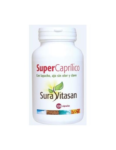 Super Caprílico 120 Cap. Sura Vitasan  Salud Intestinal