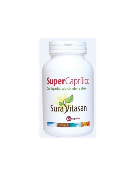 Super Caprílico 120 Cap. Sura Vitasan  Salud Intestinal