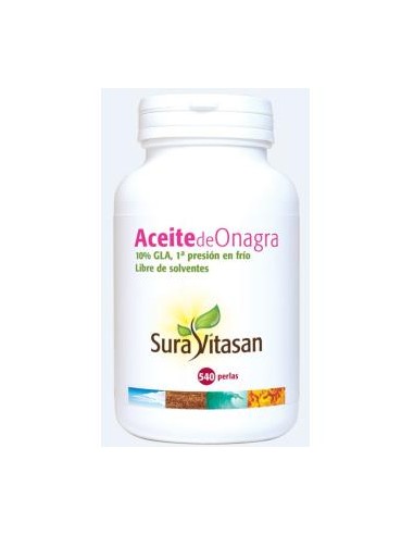 Aceite de Onagra 540 Perlas Sura Vitasan  Cuidado Natural