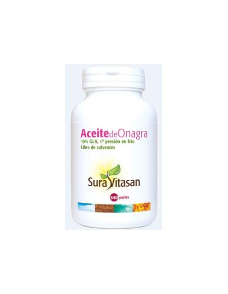 Aceite de Onagra 540 Perlas Sura Vitasan  Cuidado Natural