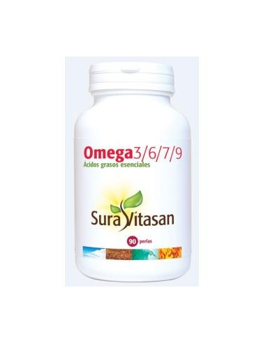 Omega 3-6-7-9 Sura Vitasan 90 cápsulas  Salud Integral