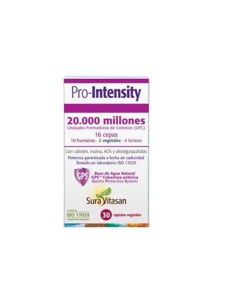 Pro-Intensity 30Cap Sura Vitasan  Suplemento Refrigerado