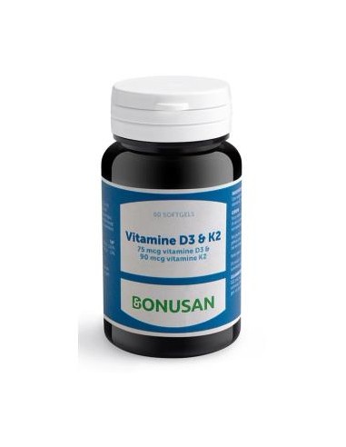 Vitamina D3 &Amp  K2 60Perlas de Bonusan