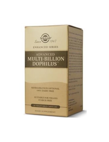 Advanced Multibilion Dophilus 2X60Cap Solgar  Salud Intestinal