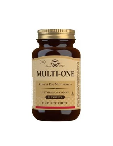 Multi-I 30Comp. Solgar | Multivitamínico Completo y Natural