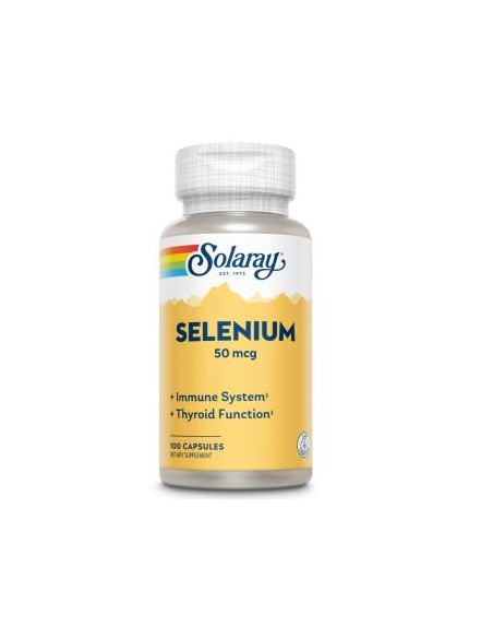 Selenium 50Mcg. 100Cap. de Solaray