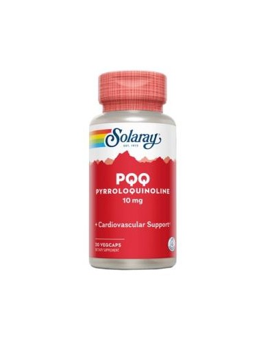 Pqq Solaray 30 Cápsulas | Energía y Vitalidad Natural
