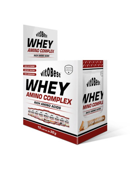 Whey Amino 15 Envelopes 30g Leite Merengada Vit.O.Best