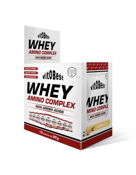 Whey Amino Baunilha 15 Envelopes 30g | Vit.O.Best Energia